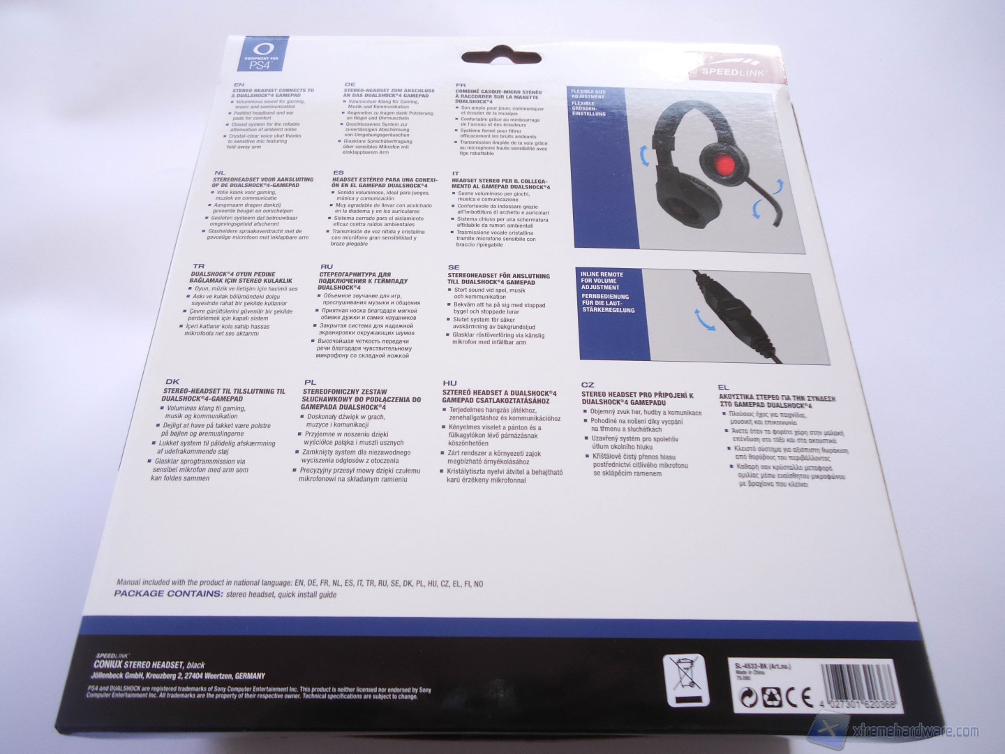 Speedlink Coniux PS4 5